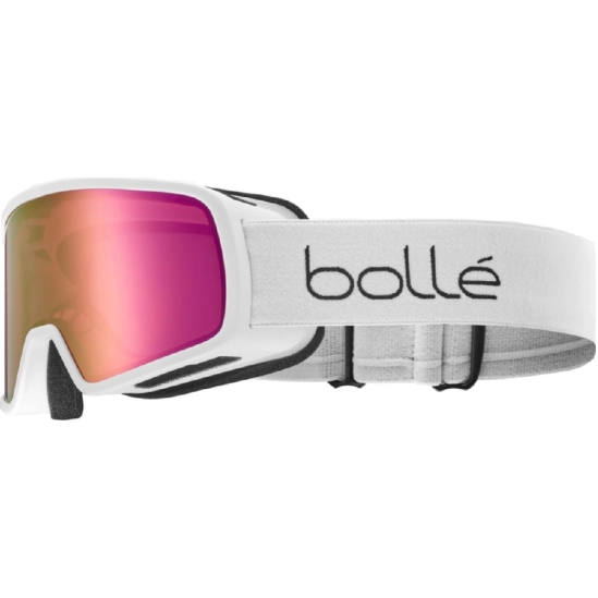 Bollé Nevada JR White Matte / Rose Gold lyžařské brýle