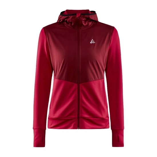 Craft ADV Charge Jersey Hood W Rhubarb/machine dámská mikina