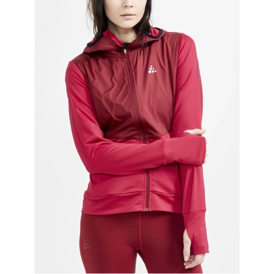 Craft ADV Charge Jersey Hood W Rhubarb/machine dámská mikina