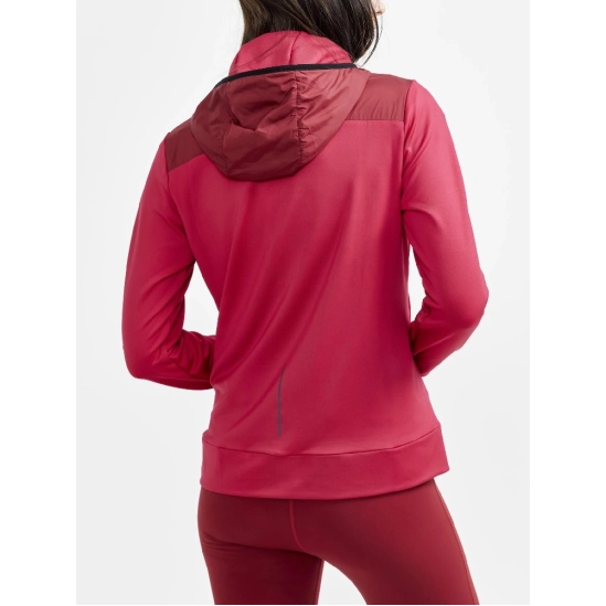 Craft ADV Charge Jersey Hood W Rhubarb/machine dámská mikina
