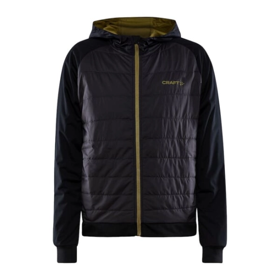 Craft ADV Insulate Hood Junior black/algae dětská zateplená bunda