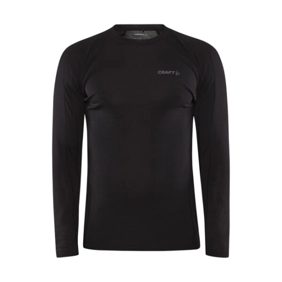 Craft ADV Wool Merino RN LS Black pánské triko