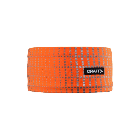 Craft Brilliant 2.0 Fluorange/reflective funkční čelenka