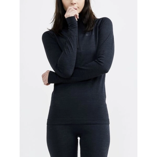 Craft CORE Dry Active Comfort Zip Black dámské triko