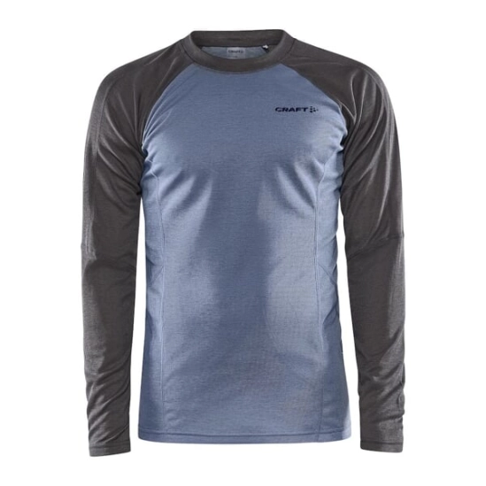 Craft CORE Warm Baselayer LS Granite-Flow pánské triko