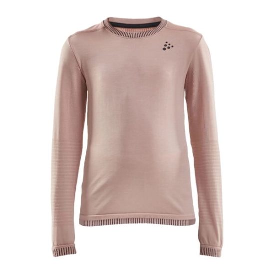 Craft Fuseknit Comfort RN LS Junior Hint/Peak funkční triko