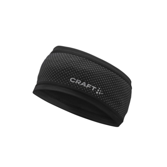 Craft Lumen Fleece Headband 2 Black čelenka