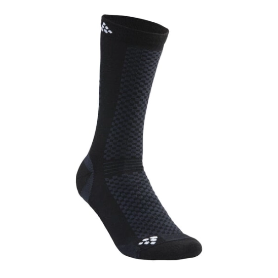 Craft Wool Warm Mid 2-pack black teplé ponožky