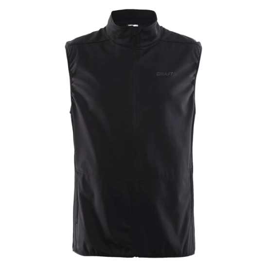 Craft Core Warm Vest M Black pánská softshell vesta