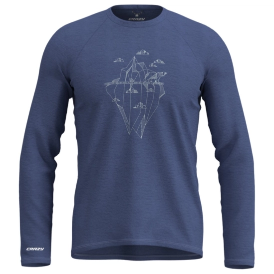 Crazy LOGO Man Galaxy long sleeved pánské triko