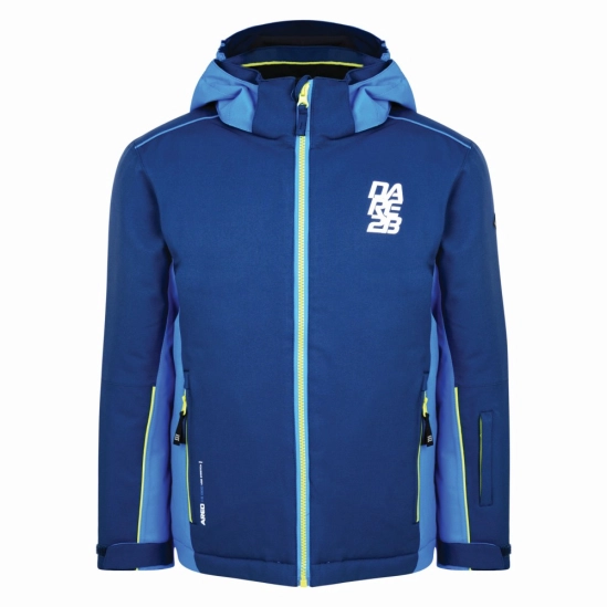 Dare2b QUELL admiral blue/athletic blue dětská lyžařská bunda 