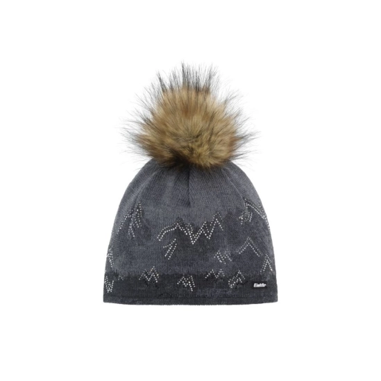 Eisbär Draw Lux Crystal MÜ grey čepice s bambulí