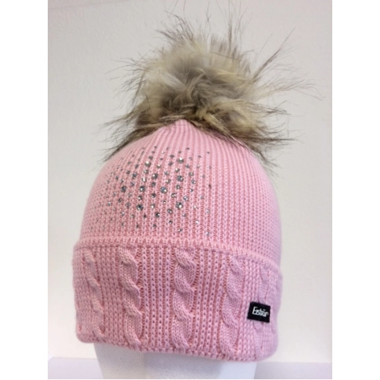 Eisbär Lady Fine Lux Crystal dámská čepice se Swarovski elements