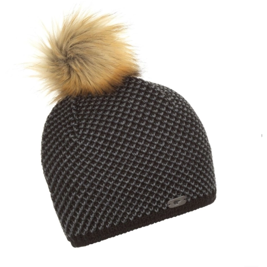 Eisbär Sanja Lux MÜ black/grey čepice