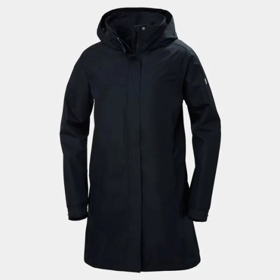 Helly Hansen Aden Long Rain Coat Navy dámský kabát