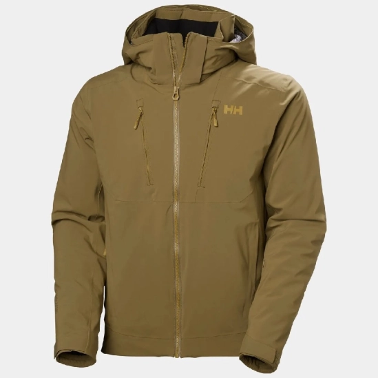 Helly Hansen Alpha 4.0 Jacket Sepia pánská lyžařská bunda