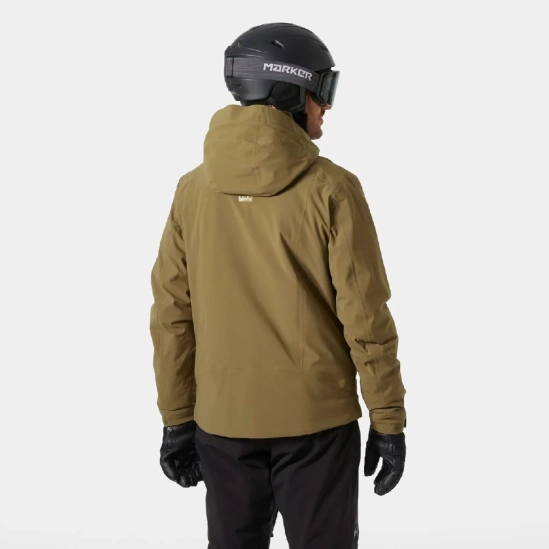 Helly Hansen Alpha 4.0 Jacket Sepia pánská lyžařská bunda