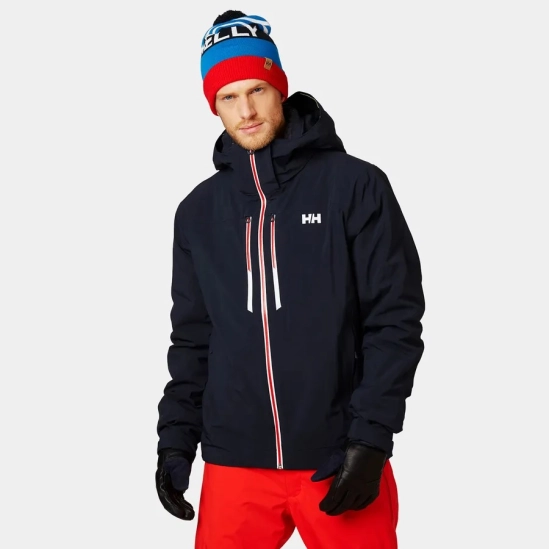 Helly Hansen Alpha LifaLoft Insulated Ski Jacket Navy pánská bunda