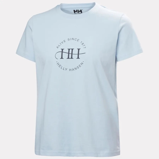 Helly Hansen Core Graphic T-Shirt 2.0 pinnacle blue dámské tričko