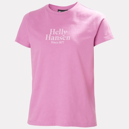 Helly Hansen Core Graphic T-Shirt Meta pink dámské tričko