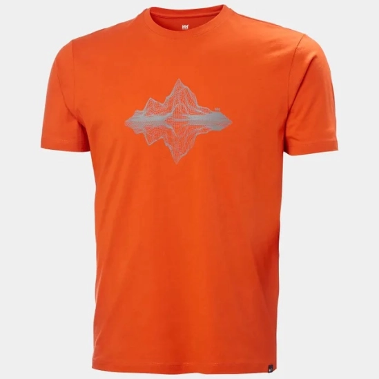 HH F2F Cotton Tee 2.0 Patrol orange pánské tričko