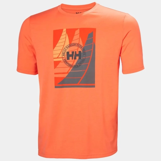 Helly Hansen HP Race Graphic Bonfire pánské tričko