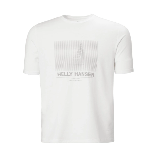Helly Hansen HP Race Graphic white pánské tričko