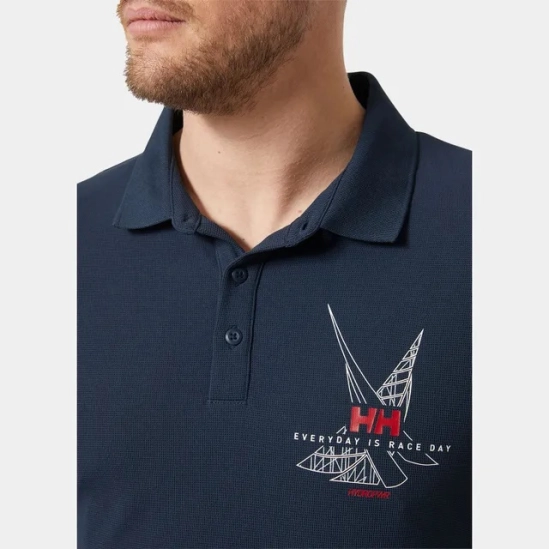 HH HP Race Sailing Polo M Navy pánské tričko