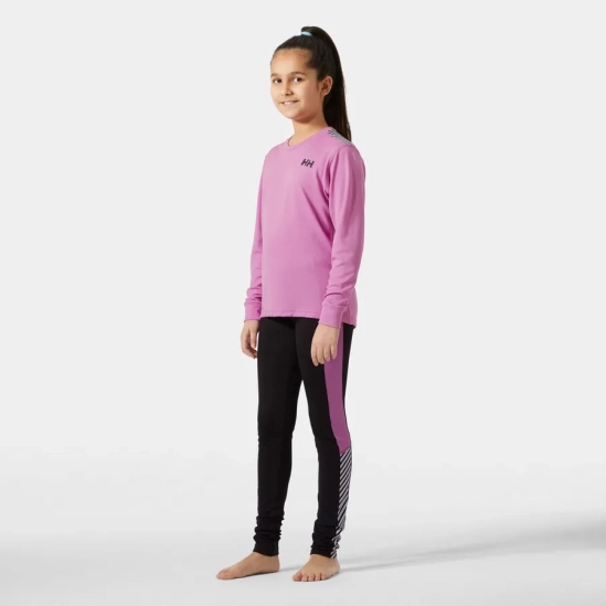 Helly Hansen Lifa Active Base Layer JR Set Meta pinkdětské funkční prádlo
