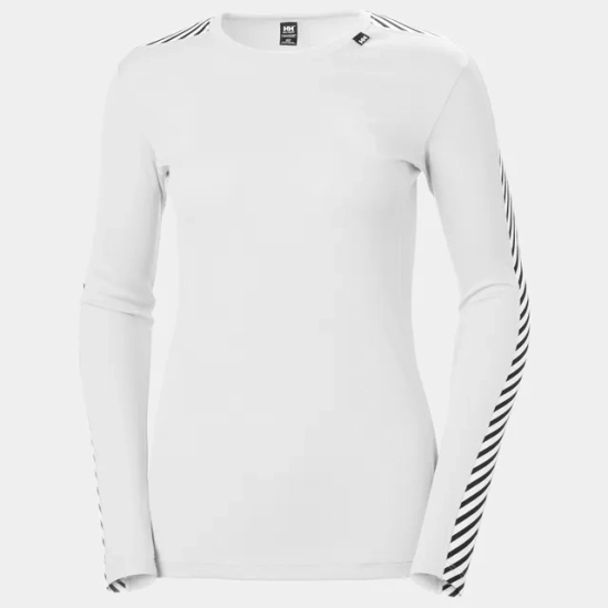 Helly Hansen LIFA Long-Sleeve Crew White Base layer dámské triko