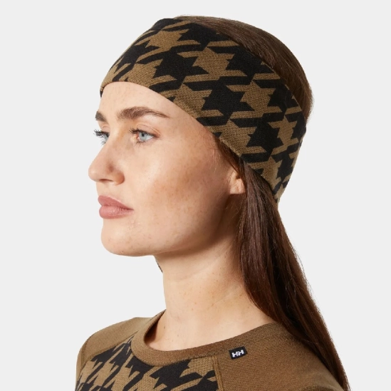 Helly Hansen Lifa Merino Headband Sepia Hound čelenka