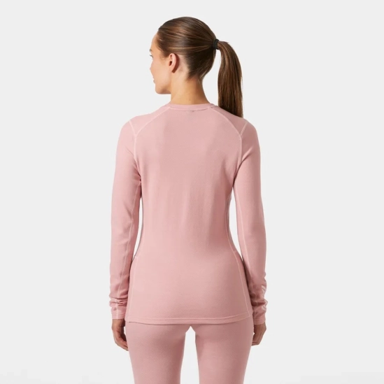 Helly Hansen Lifa Merino Midweight Crew Pink Salt dámské funkční triko