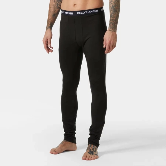 Helly Hansen Lifa Merino Midweight Pant Black pánské funkční spodky