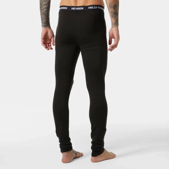Helly Hansen Lifa Merino Midweight Pant Black pánské funkční spodky