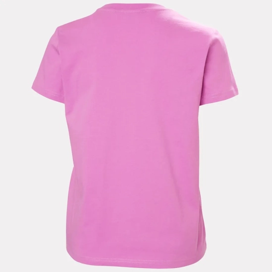 Helly Hansen Logo T-shirt 3.0 Meta pink dámské tričko