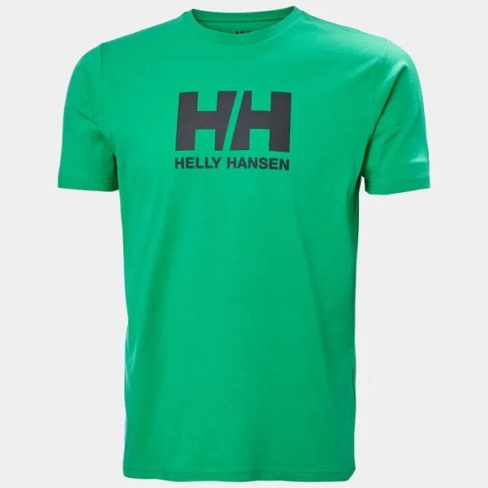 Helly Hansen Logo T-shirt Bright green pánské tričko