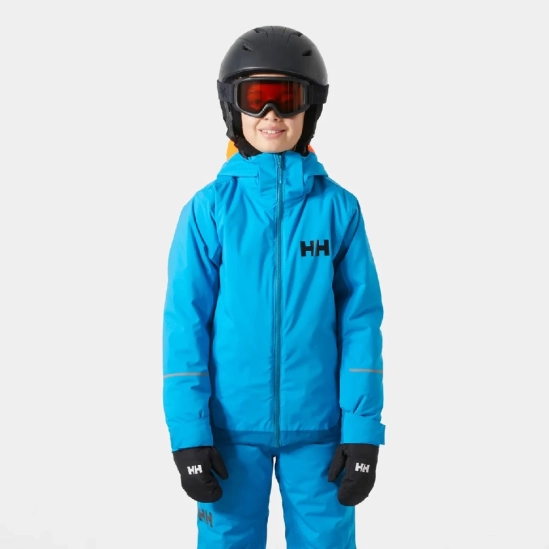 Helly Hansen Quest Jacket JR Neptune blue dětská lyžařská bunda