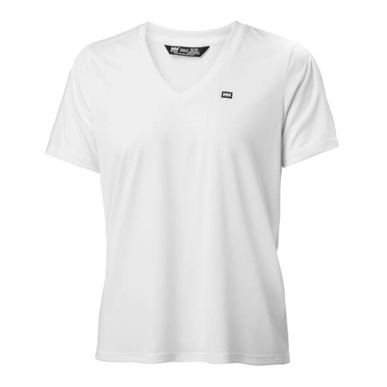 Helly Hansen Salt Breeze V-Neck White dámské tričko