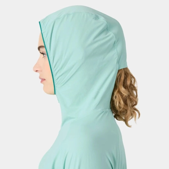Helly Hansen Shine Solen 1/2 Zip Hoodie lagoon dámská mikina