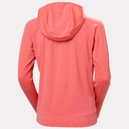 Helly Hansen Shine Solen 1/2 Zip Hoodie sunset pink dámská mikina