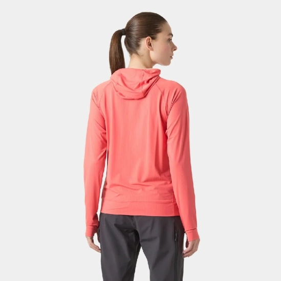 Helly Hansen Shine Solen 1/2 Zip Hoodie sunset pink dámská mikina