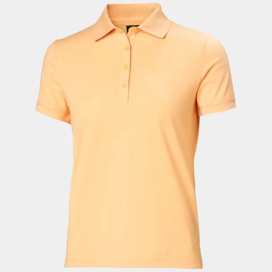 Helly Hansen Siren Quick-Dry Polo Miami peach dámské tričko