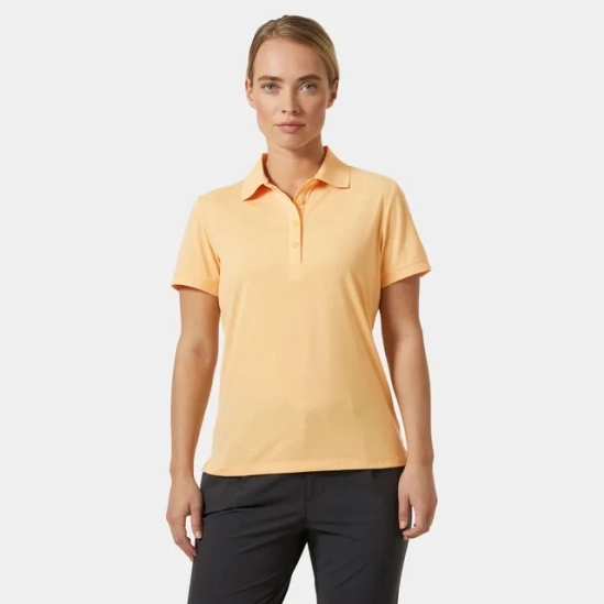Helly Hansen Siren Quick-Dry Polo Miami peach dámské tričko