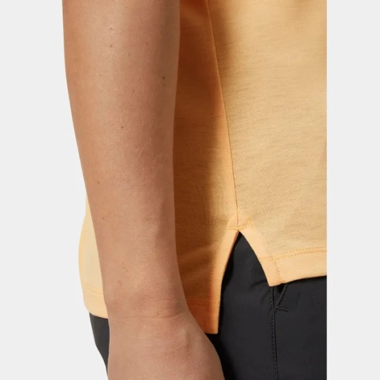 Helly Hansen Siren Quick-Dry Polo Miami peach dámské tričko
