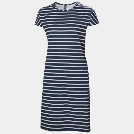 Helly Hansen Thalia Summer Dress 2.0 Navy stripe dámské šaty