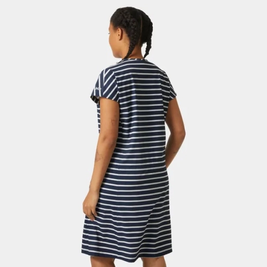 Helly Hansen Thalia Summer Dress 2.0 Navy stripe dámské šaty