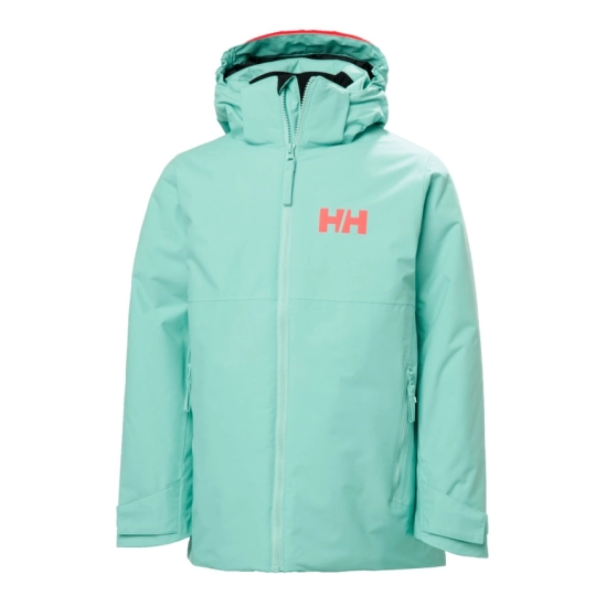 Helly Hansen Traverse Jacket JR Lagoon dětská lyžařská bunda