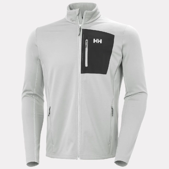 Helly Hansen Versalite Fleece Grey fog pánská mikina