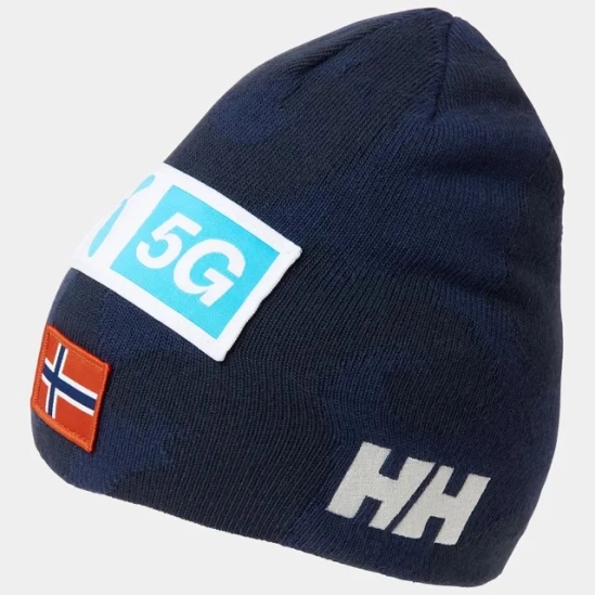 Helly Hansen World Cup Kids Beanie NSF Ocean dětská zimní čepice