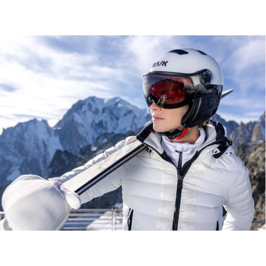 KASK Class Sport Piuma R Visor helma White/silver mirror